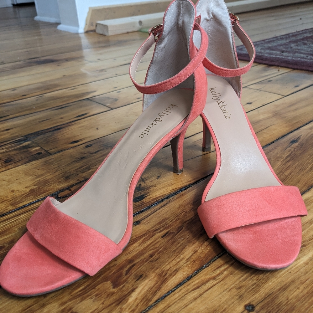 Kelly & Katie Coral Heels